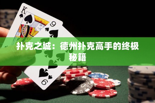 撲克之城：德州撲克高手的終極秘籍