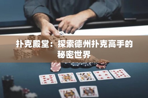 撲克殿堂：探索德州撲克高手的秘密世界
