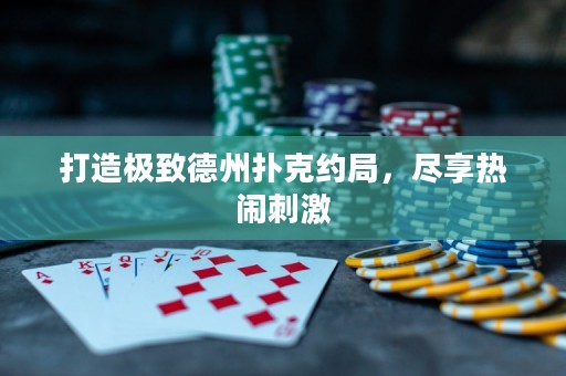 打造極致德州撲克約局，盡享熱鬧刺激
