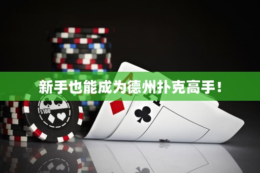 新手也能成為德州撲克高手！