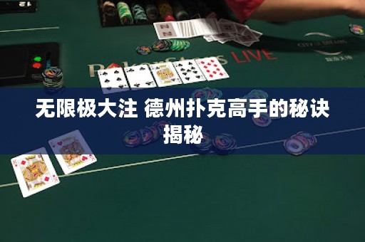 無限極大注 德州撲克高手的秘訣揭秘