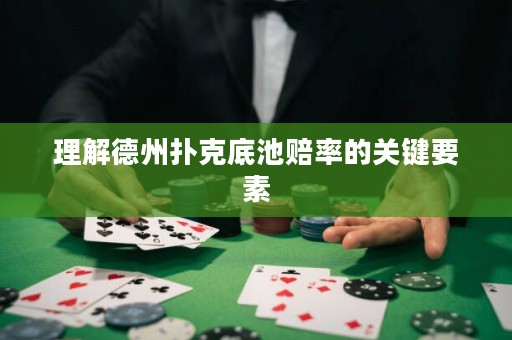 理解德州撲克底池賠率的關鍵要素