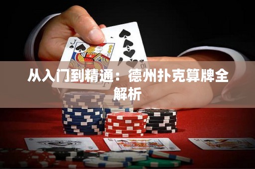 從入門到精通：德州撲克算牌全解析
