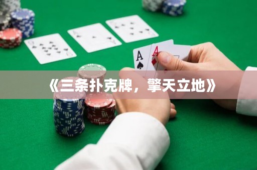 《三條撲克牌，擎天立地》