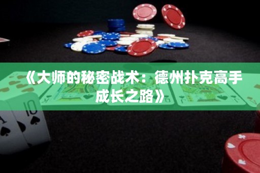 《大師的秘密戰(zhàn)術：德州撲克高手成長之路》