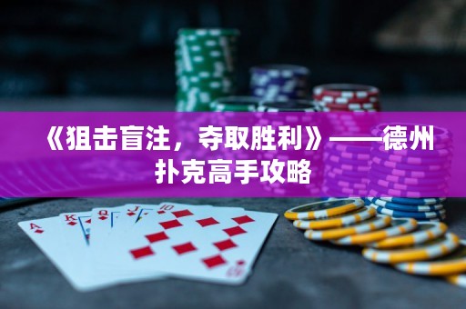 《狙擊盲注，奪取勝利》——德州撲克高手攻略